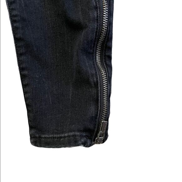 ATHLETA Sculptek Zipper Ankle Jeans Black Size 4 - Picture 6 of 8
